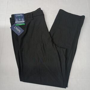 Chaps Golf Slim Fit Pants Mens 36x30 Black Stretch Waistband